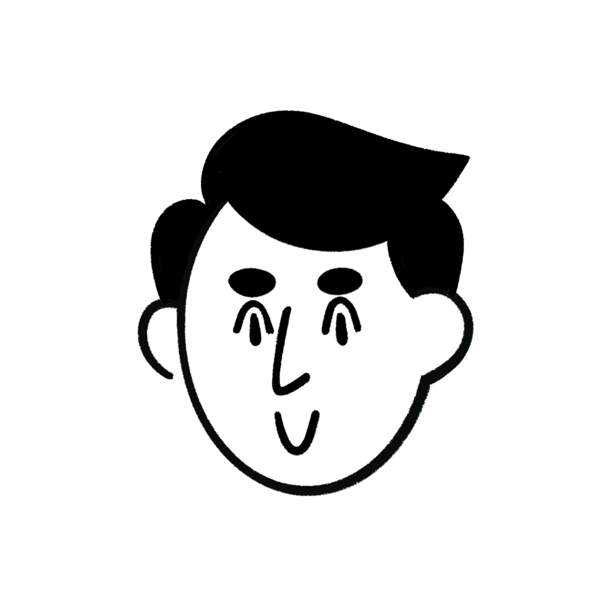 An illustrated portrait of Fischer